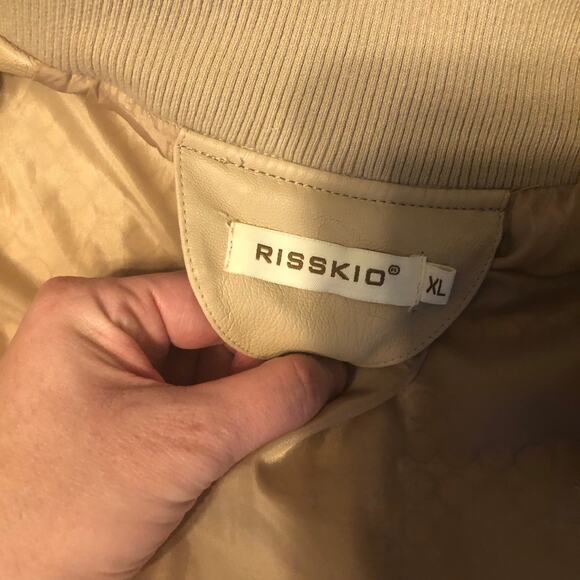 Risskio Full Zip High Neck Zip Pockets Jacket Womens Size XL - Picture 6 of 9